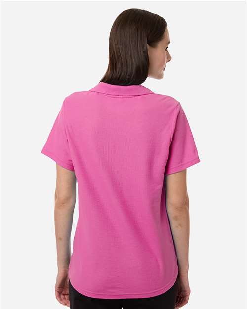 Women's Resolve CVC Performance Pique Polo - OnModelBack - B263A7302 - Charity Pink