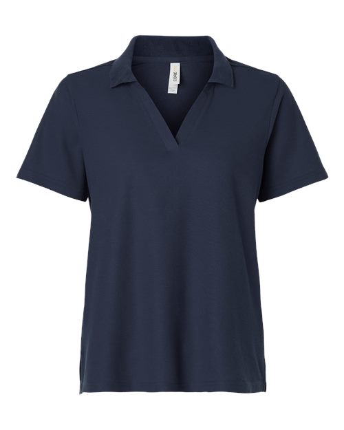 Women's Resolve CVC Performance Pique Polo - Front - B263A7652 - Classic Navy