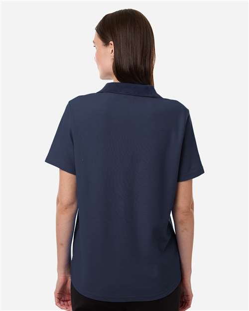 Women's Resolve CVC Performance Pique Polo - OnModelBack - B263A7652 - Classic Navy