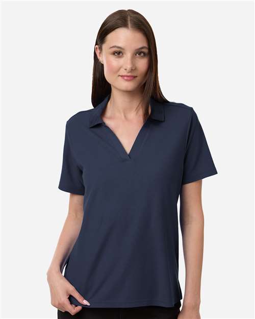 Women's Resolve CVC Performance Pique Polo - OnModelFront - B263A7652 - Classic Navy