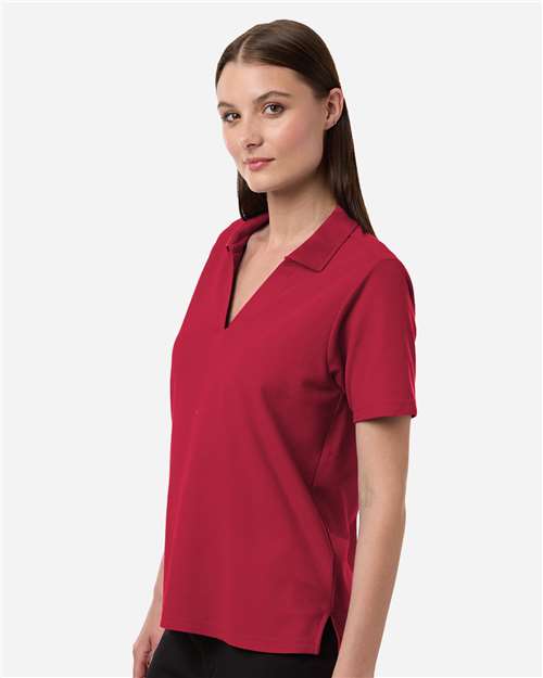 Women's Resolve CVC Performance Pique Polo - OnModelSide - B263A7702 - Classic Red