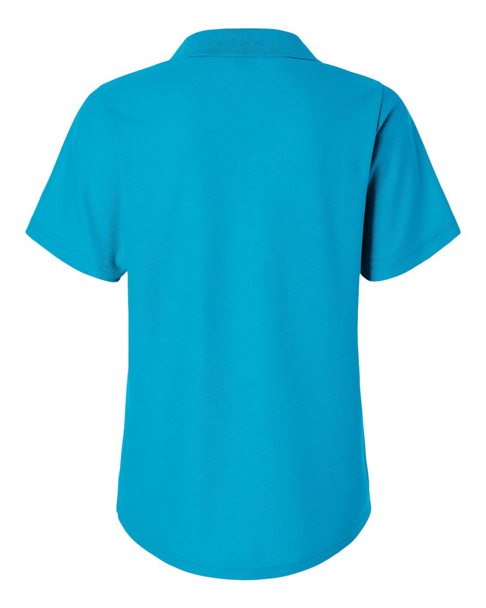 Women's Resolve CVC Performance Pique Polo - Back - B263A7762 - Electric Blue