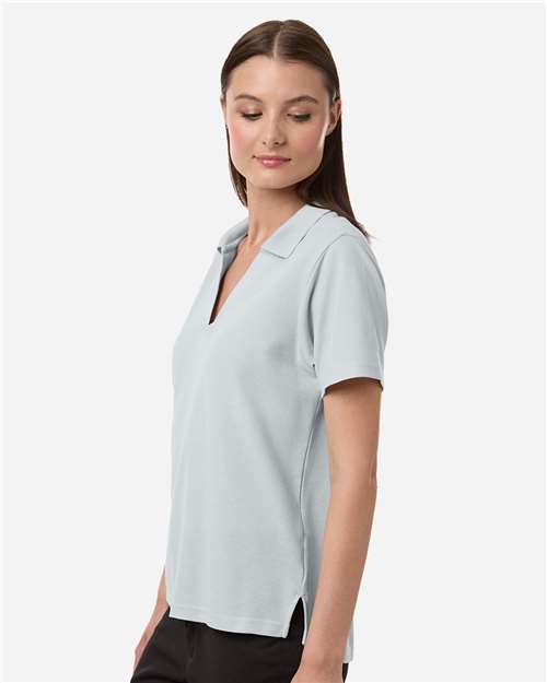 Women's Resolve CVC Performance Pique Polo - OnModelSide - B263A7352 - Platinum