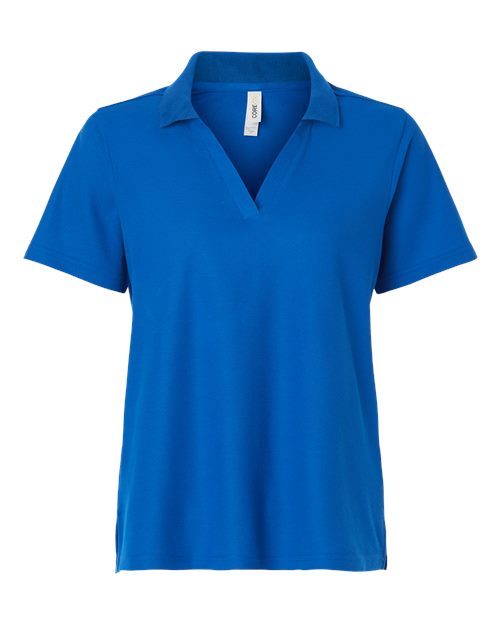 Women's Resolve CVC Performance Pique Polo - Front - B263A7752 - True Royal