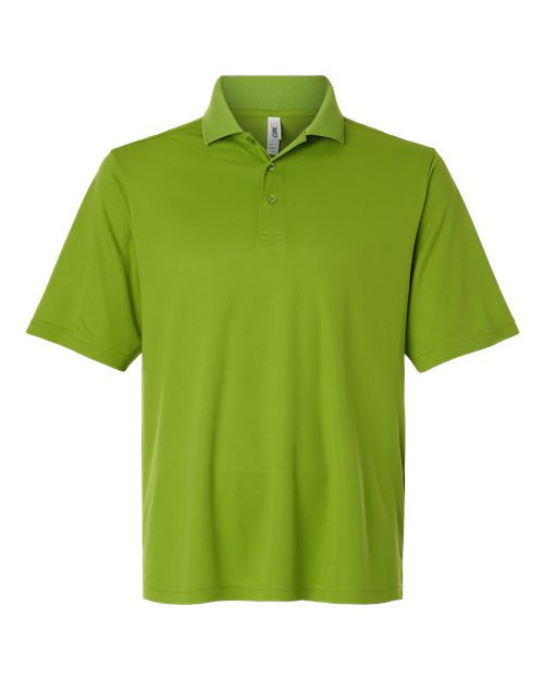 Men's Nova Performance Pique Polo - Front - B264A7173 - Acid Green