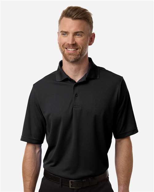 Men's Nova Performance Pique Polo - OnModelFront - B264A7503 - Black