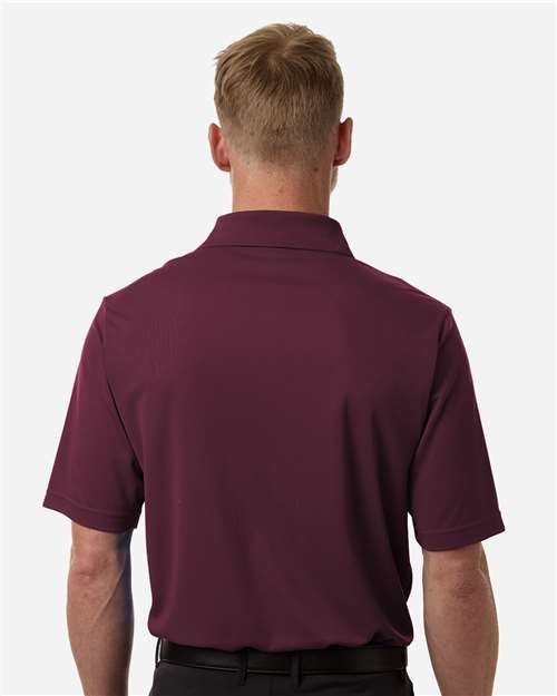 Men's Nova Performance Pique Polo - OnModelBack - B264A7533 - Burgundy