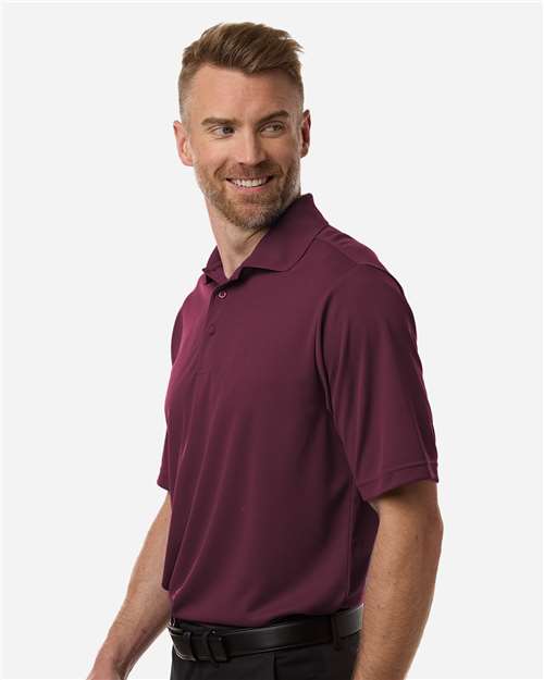 Men's Nova Performance Pique Polo - OnModelSide - B264A7533 - Burgundy