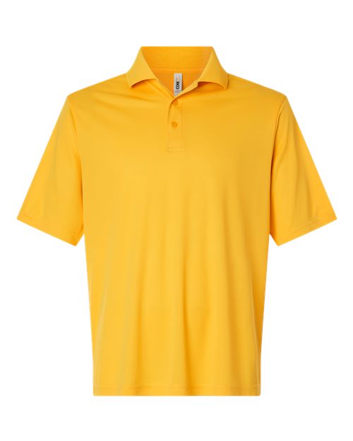 Men's Nova Performance Pique Polo - Front - B264A7123 - Campus Gold