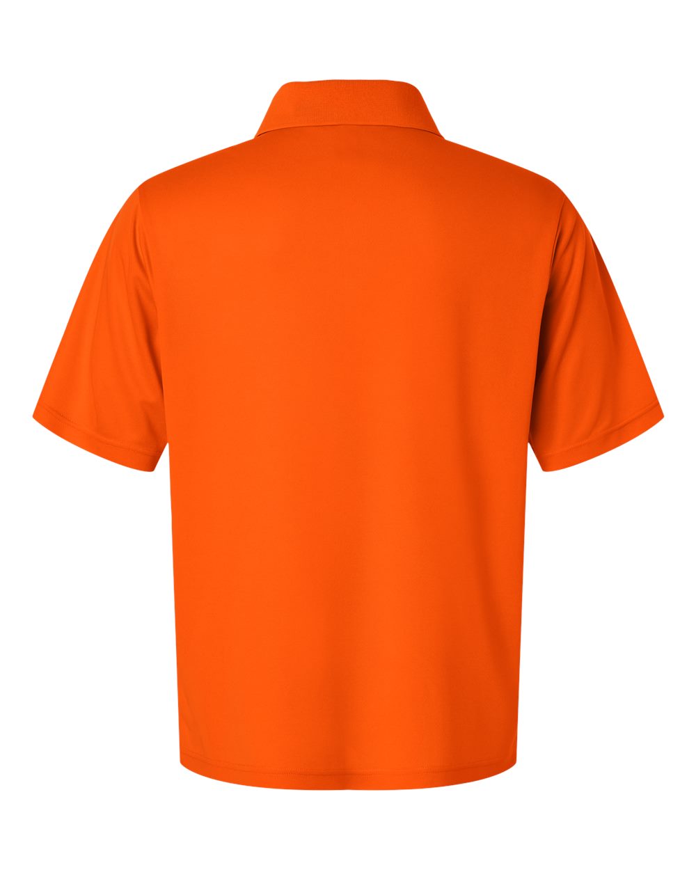 Men's Nova Performance Pique Polo - Back - B264A7663 - Campus Orange
