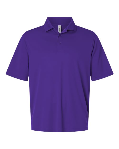 Men's Nova Performance Pique Polo - Front - B264A7673 - Campus Purple