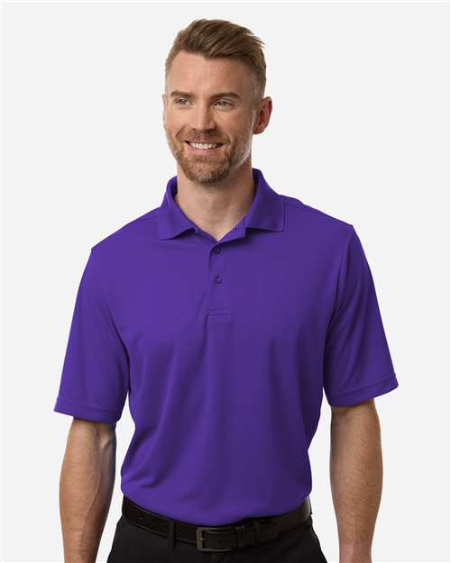Men's Nova Performance Pique Polo - OnModelFront - B264A7673 - Campus Purple