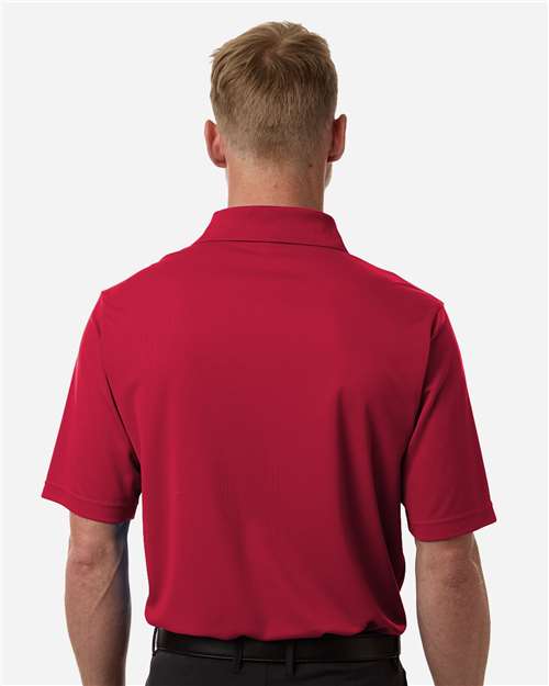 Men's Nova Performance Pique Polo - OnModelBack - B264A7703 - Classic Red