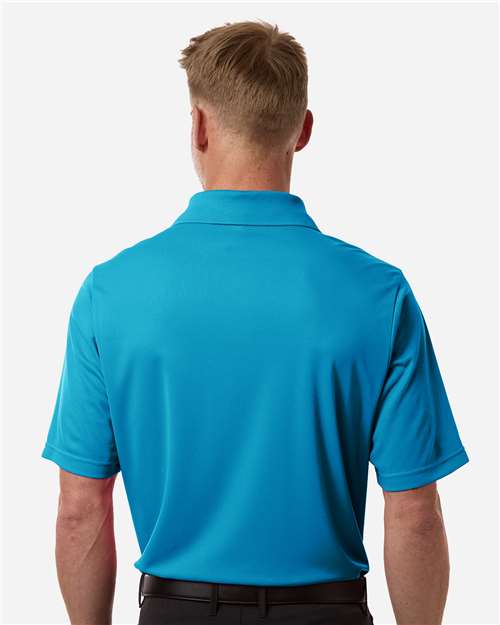 Men's Nova Performance Pique Polo - OnModelBack - B264A7763 - Electric Blue
