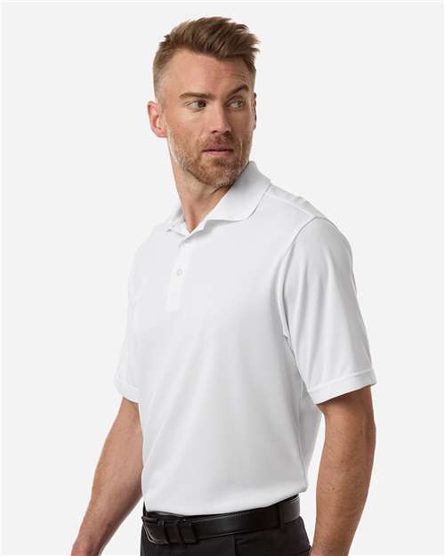 Men's Nova Performance Pique Polo - OnModelSide - B264A7003 - White