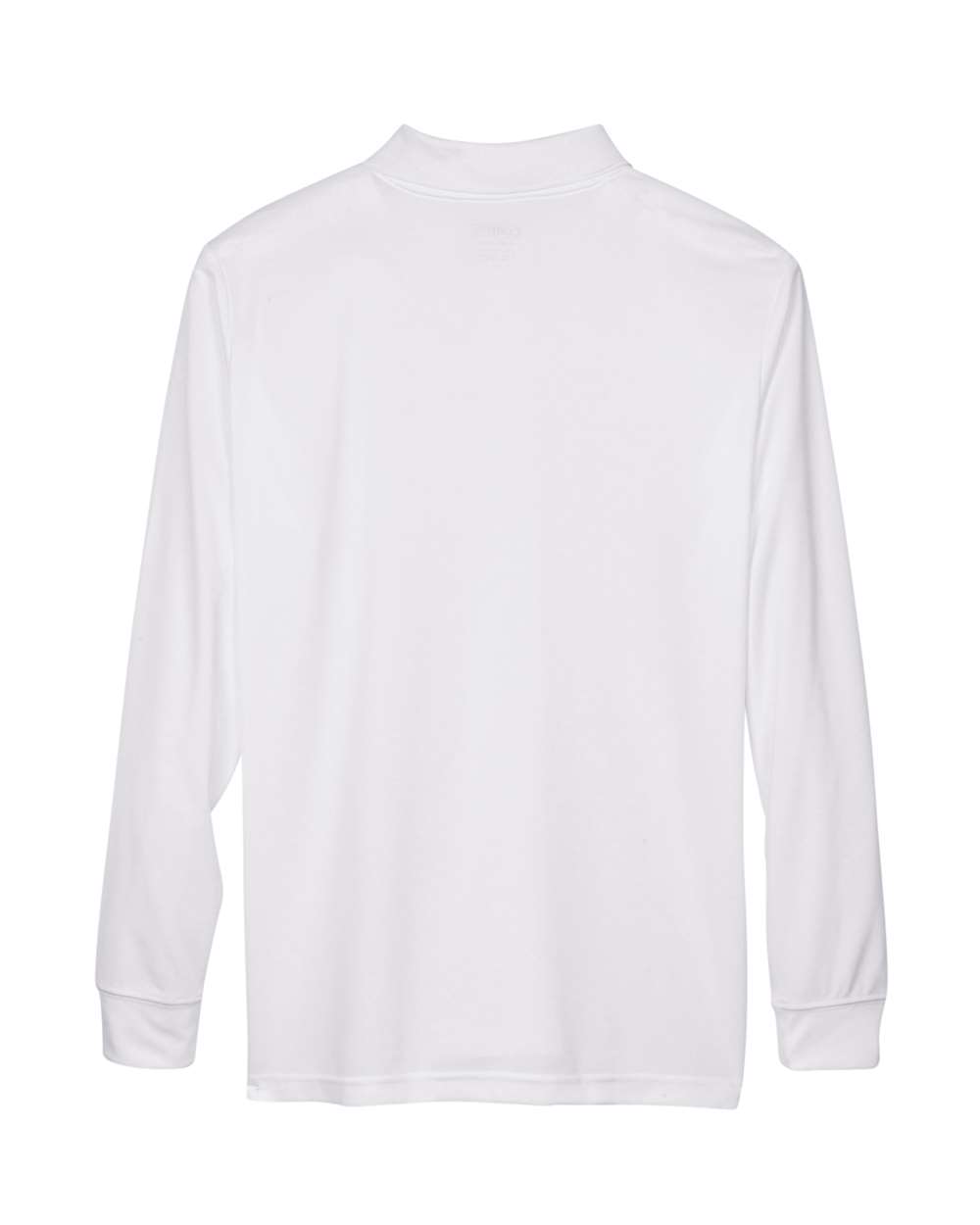 Men's Pinnacle Performance Long Sleeve Piqué Polo - Back - B237A7003 - White