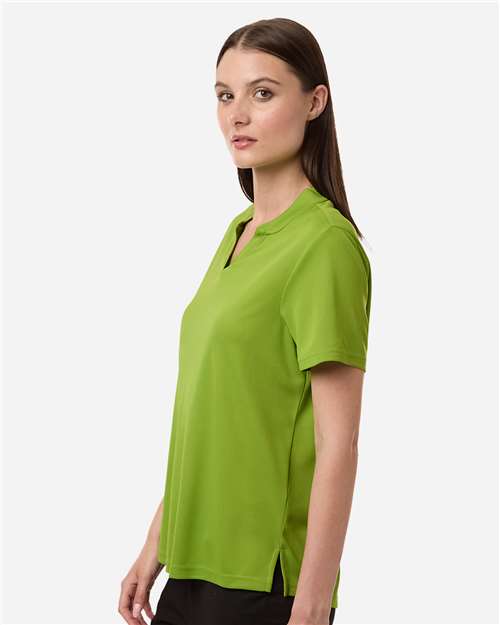 Women's Nova Performance Pique Polo - OnModelSide - B266A7172 - Acid Green