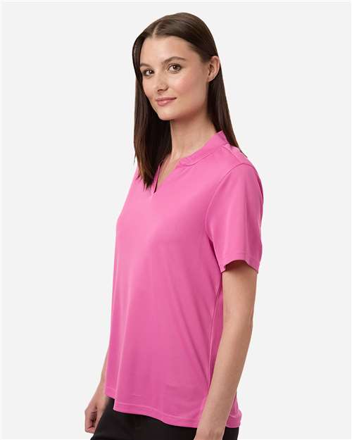 Women's Nova Performance Pique Polo - OnModelSide - B266A7302 - Charity Pink