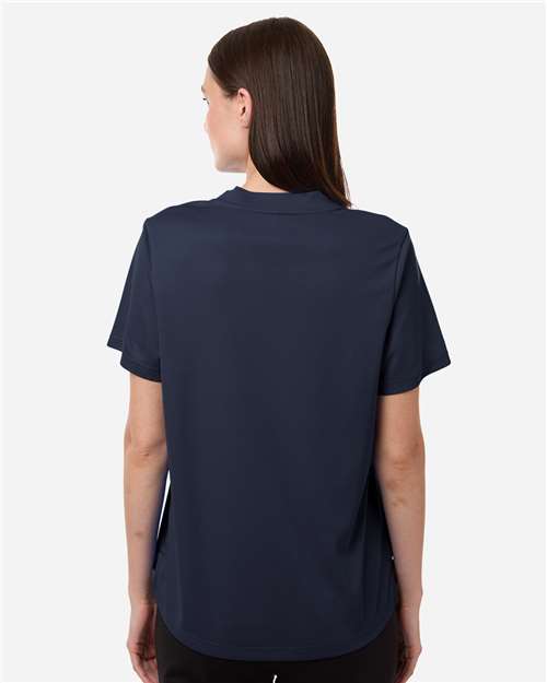 Women's Nova Performance Pique Polo - OnModelBack - B266A7652 - Classic Navy