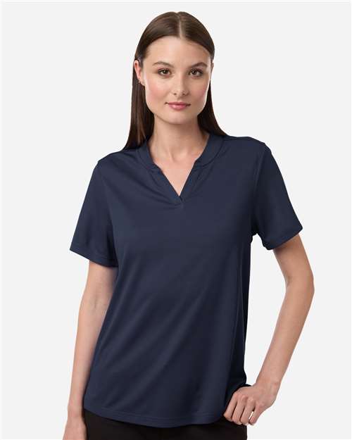 Women's Nova Performance Pique Polo - OnModelFront - B266A7652 - Classic Navy