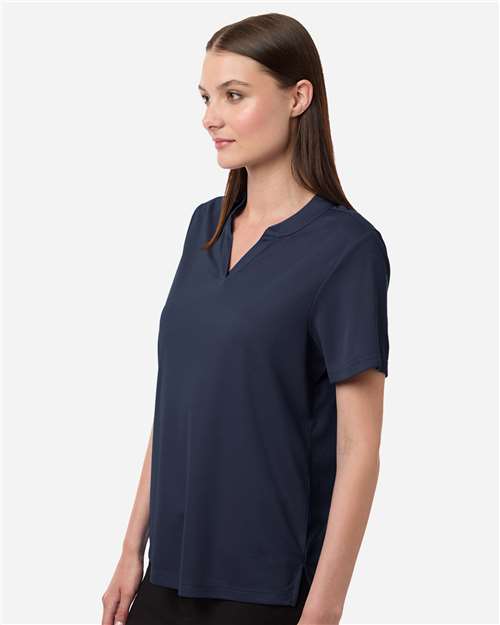 Women's Nova Performance Pique Polo - OnModelSide - B266A7652 - Classic Navy