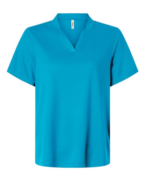 Women's Nova Performance Pique Polo - Front - B266A7762 - Electric Blue
