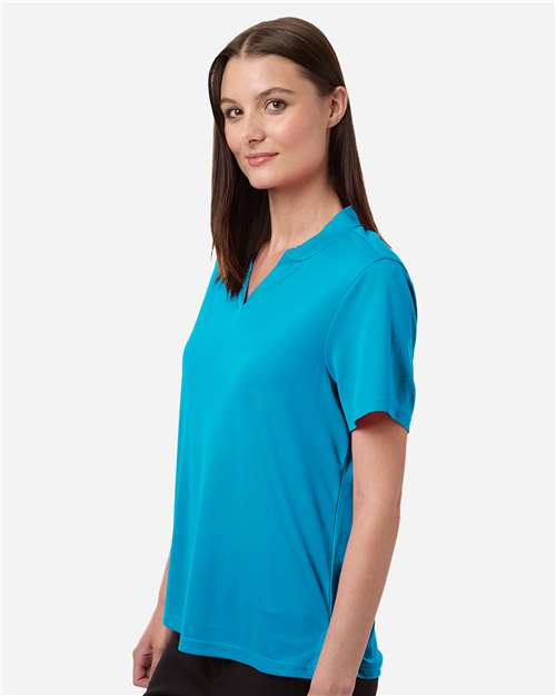Women's Nova Performance Pique Polo - OnModelSide - B266A7762 - Electric Blue