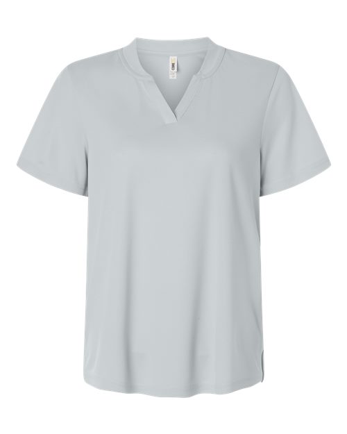 Women's Nova Performance Pique Polo - Front - B266A7352 - Platinum