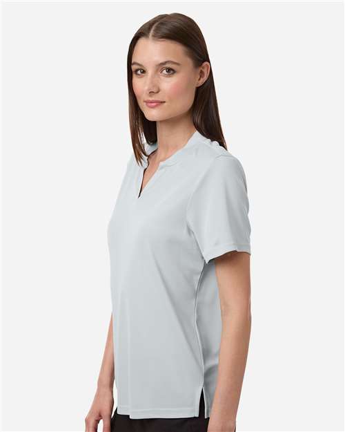 Women's Nova Performance Pique Polo - OnModelSide - B266A7352 - Platinum