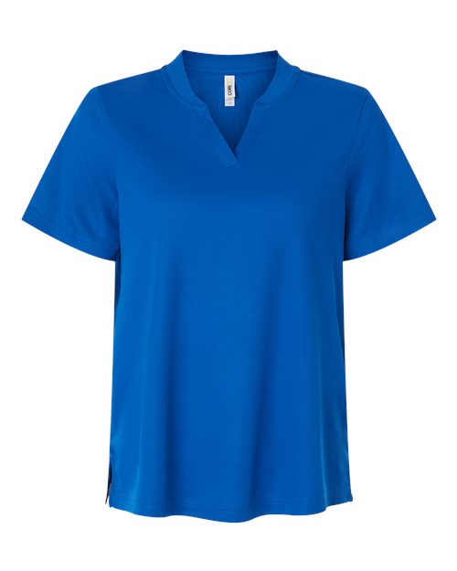 Women's Nova Performance Pique Polo - Front - B266A7752 - True Royal