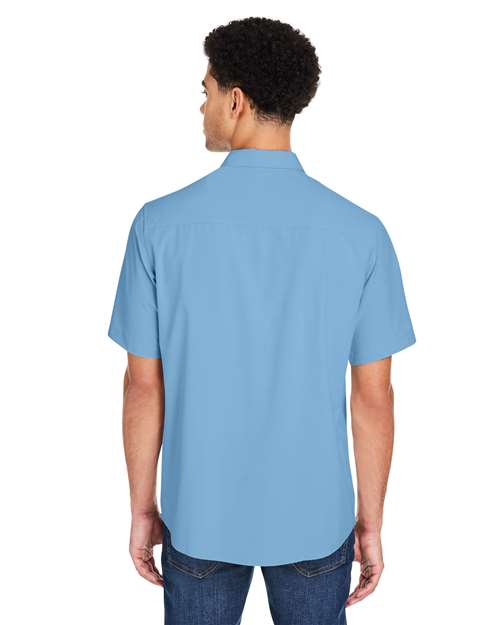 Men's Ultra UVP® Marina Shirt - OnModelBack - B290A7269 - Columbia Blue
