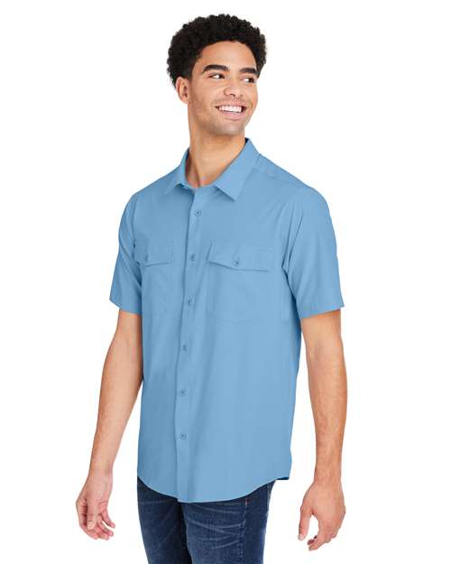 Men's Ultra UVP® Marina Shirt - OnModelSide - B290A7269 - Columbia Blue