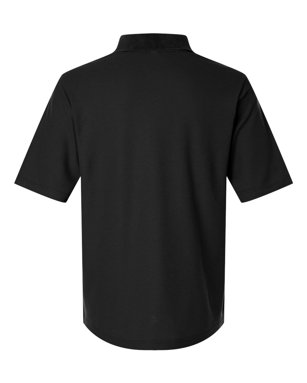 Men's Tall Resolve CVC Performance Pique Polo - Back - B262A7505 - Black