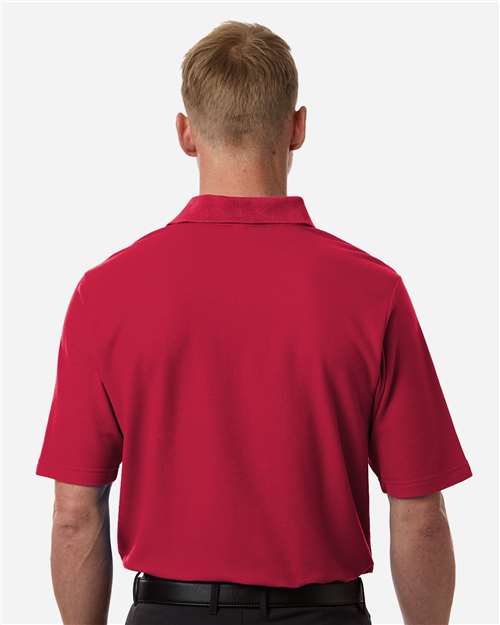 Men's Tall Resolve CVC Performance Pique Polo - OnModelBack - B262A7705 - Classic Red