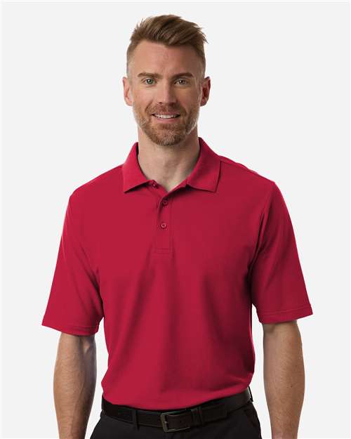 Men's Tall Resolve CVC Performance Pique Polo - OnModelFront - B262A7705 - Classic Red