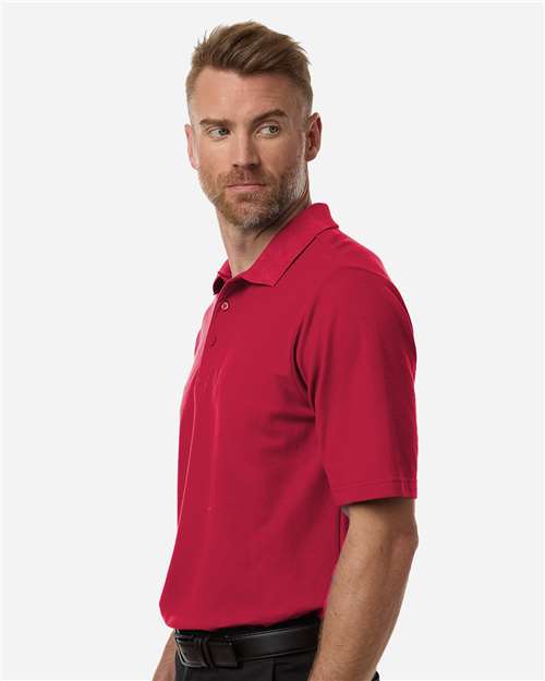 Men's Tall Resolve CVC Performance Pique Polo - OnModelSide - B262A7705 - Classic Red