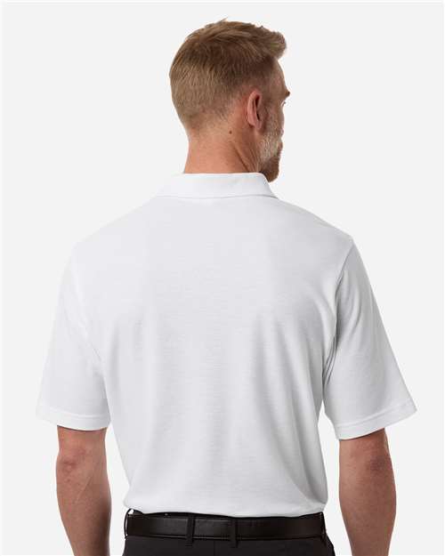 Men's Tall Resolve CVC Performance Pique Polo - OnModelBack - B262A7005 - White