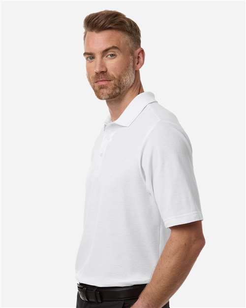 Men's Tall Resolve CVC Performance Pique Polo - OnModelSide - B262A7005 - White