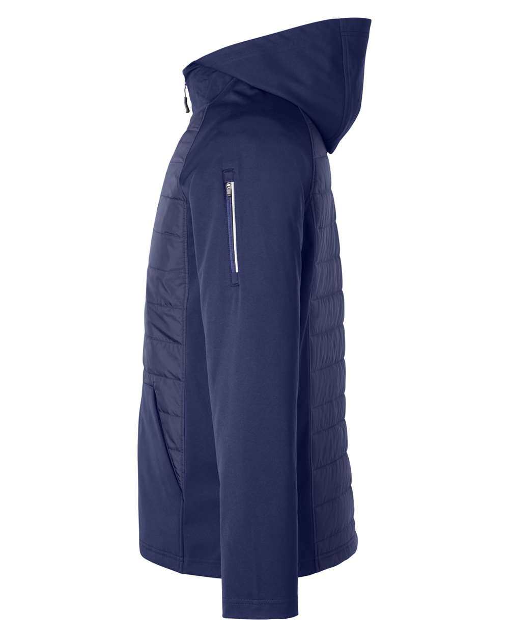 Unisex Techno Lite Hybrid Hooded Jacket - DirectSide - B323A7652 - Classic Navy