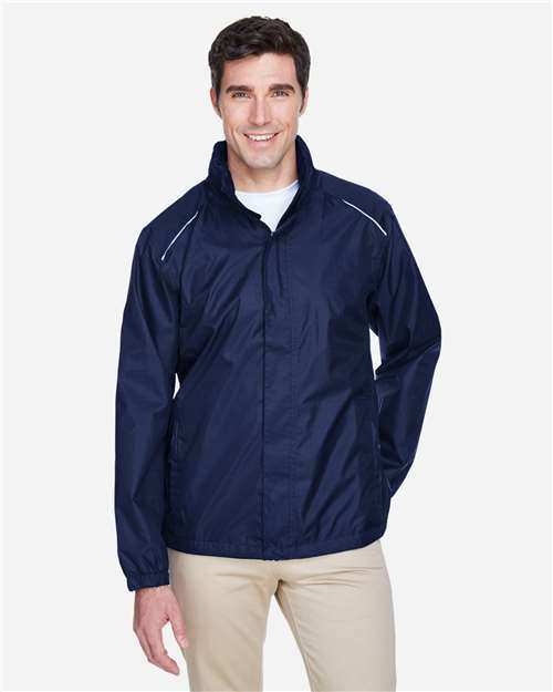 Men's Climate Seam Sealed Lightweight Variegated Ripstop Jacket - OnModelFront - B230A7657 - Classic Navy