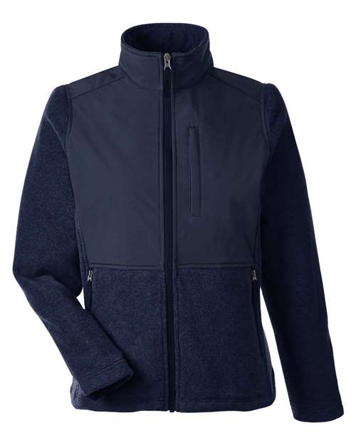 Women's Journey Summit Hybrid Full-Zip - Front - B325A7653 - Classic Navy/ Classic Navy
