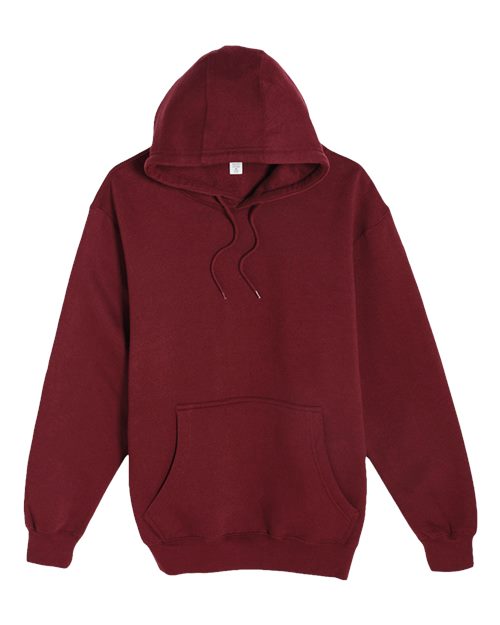 Unisex Premium Pullover Hooded Sweatshirt - Front - B487C9532 - Burgundy