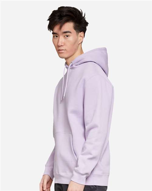 Unisex Premium Pullover Hooded Sweatshirt - OnModelSide - B487C9672 - Lilac