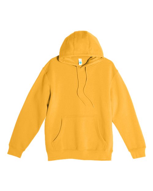 Unisex Premium Pullover Hooded Sweatshirt - Front - B487C9132 - Mustard