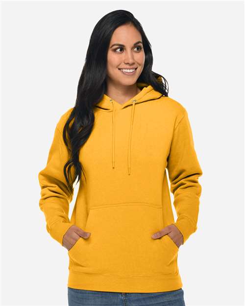 Unisex Premium Pullover Hooded Sweatshirt - OnModelFront - B487C9132 - Mustard