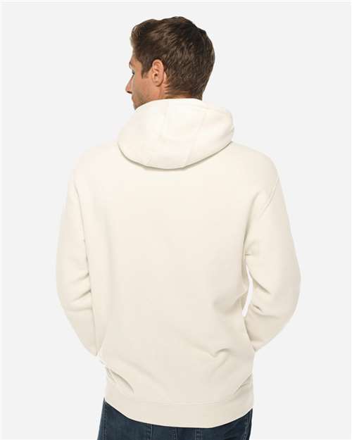 Unisex Premium Pullover Hooded Sweatshirt - OnModelBack - B487C9172 - Sand