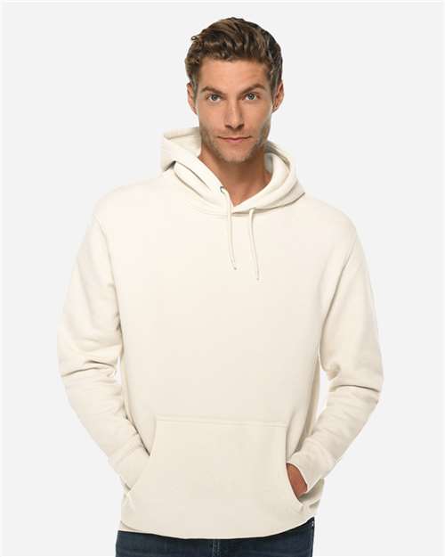 Unisex Premium Pullover Hooded Sweatshirt - OnModelFront - B487C9172 - Sand