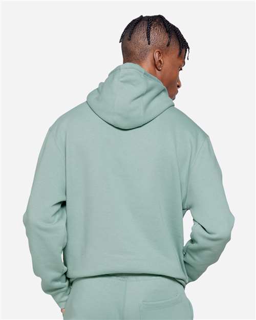 Unisex Premium Pullover Hooded Sweatshirt - OnModelBack - B487C9182 - Seafoam