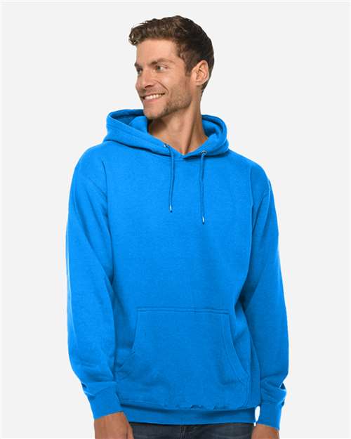 Unisex Premium Pullover Hooded Sweatshirt - OnModelFront - B487C9752 - True Royal