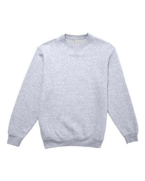 Unisex Premium Crewneck Sweatshirt - Front - B489C9098 - Heather Grey
